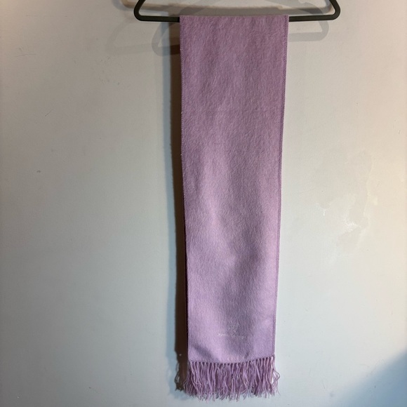 ALPACA CAMARGO Scarf Soft Pink Alpaca Wool Fringed 66” Long 9” Wide 4” Fringe - Picture 2 of 7